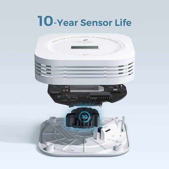 AEGISLINK Interlinked Smoke Carbon Monoxide Detector Combo - 6 Pack - New - Picture 6 of 7